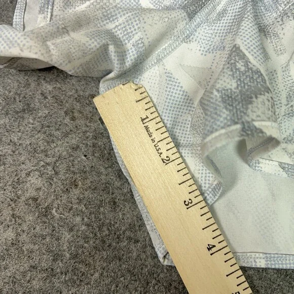 Lululemon Womens 12 White Gray Hotty Hot Short II Lined Run Athletic 4" Workout - Picture 12 of 12